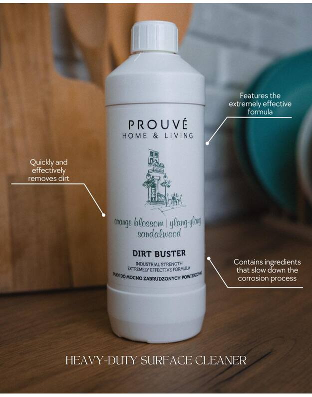 Labai užterštų paviršių valiklis Dirt Buster  1