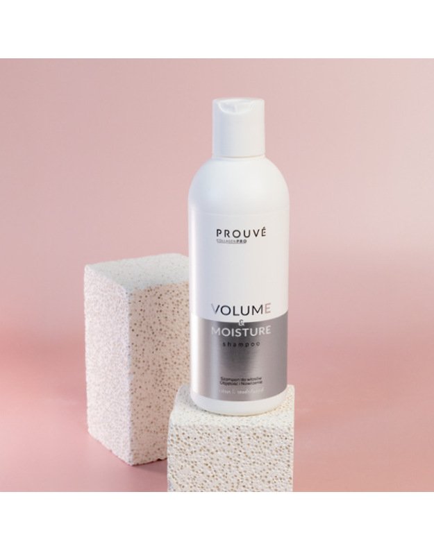 Drėkinantis ir apimties suteikiantis plaukų šampūnas PROUVE