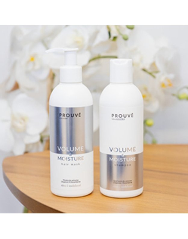 Drėkinantis ir apimties suteikiantis plaukų šampūnas PROUVE 2
