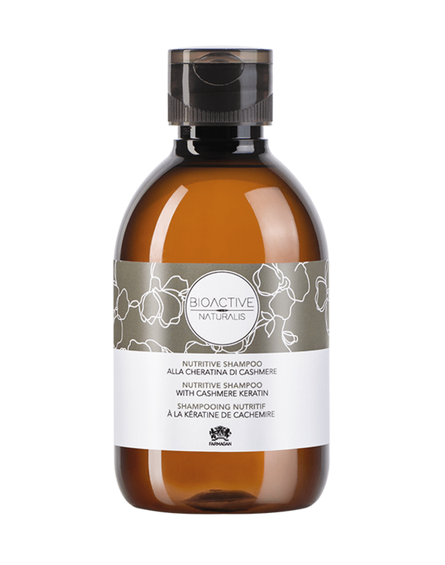 Plaukų šampūnas su kašmyro keratinu BIOACTIVE NATURALIS NUTRITIVE 230 ml.