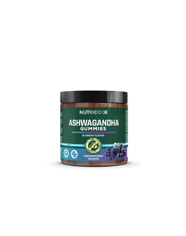 Nutricode Ashwagandha Gummies be pridėtinio cukraus
