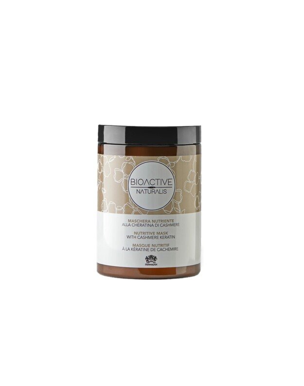 Plaukų kaukė su kašmyro keratinu BIOACTIVE NATURALIS NUTRITIVE 230 ml.