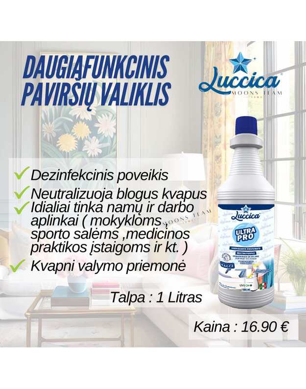 Live On Plus Luccica daugiafunkcinis paviršių valiklis ULTRA PRO 1000ml