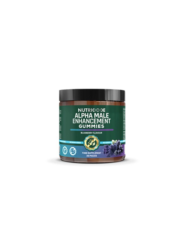 NUTRICODE Alpha Male Enhancement Gummies 120 g - BE PRIDĖTINIO CUKRAUS