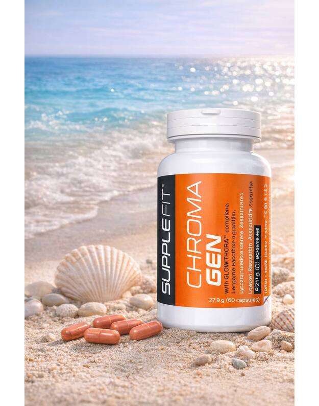 CHROMAGEN – Maisto papildas odai ir įdegiui su GLOWTHERA™ kompleksu 1