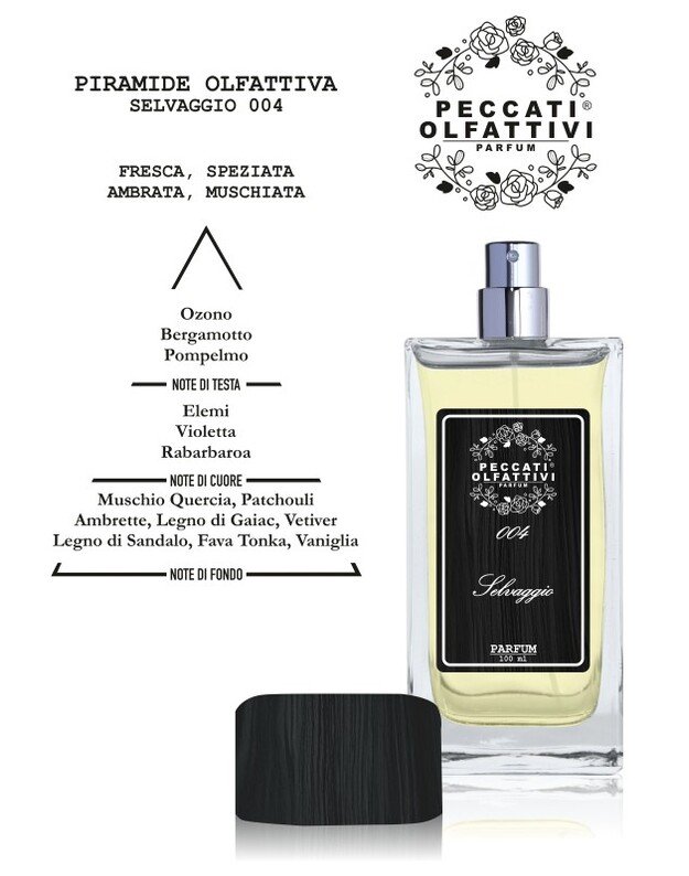 Live On Plus Peccati Olfattivi kvepalai 004 vyrams  Peccati Olfattivi Selvaggio 004 MAN 100ml PARFUM