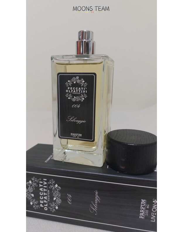 Live On Plus Peccati Olfattivi kvepalai 004 vyrams  Peccati Olfattivi Selvaggio 004 MAN 100ml PARFUM
