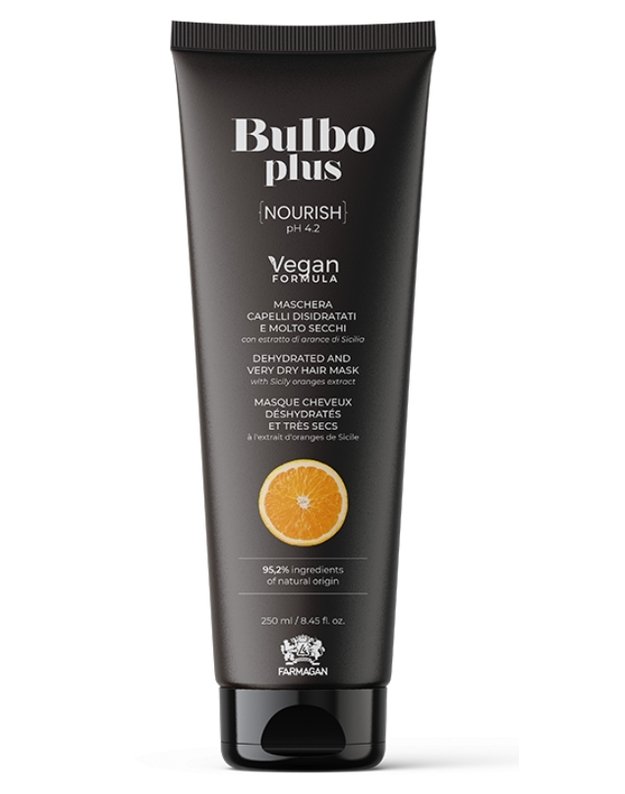 FARMAGAN BULBO PLUS NOURISH PLAUKŲ KAUKĖ LABAI SAUSIEMS PLAUKAMS 250ML