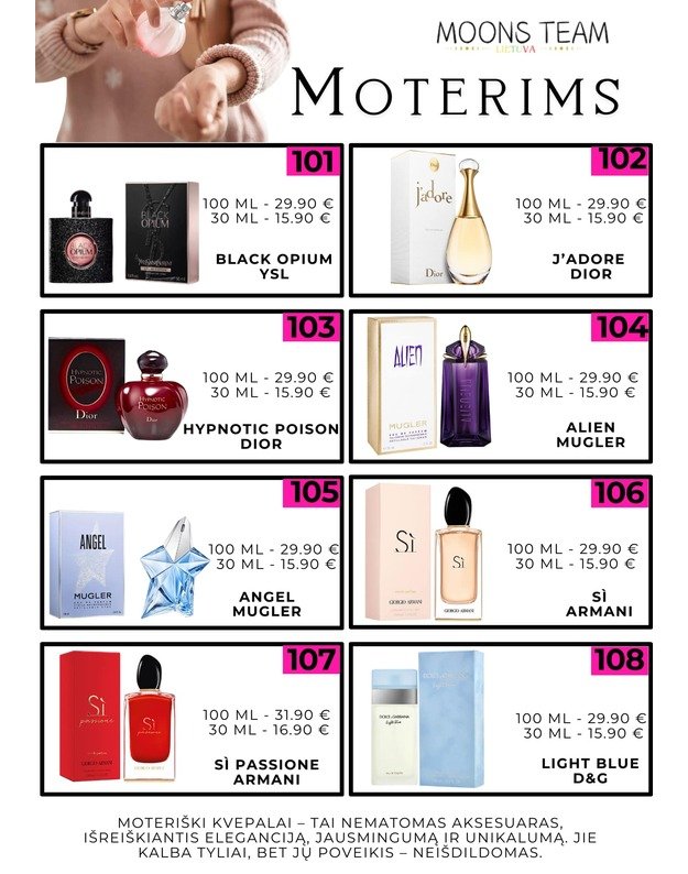 Live On Plus kvepalai Peccati Olfattivi mėginimas 3ml 1