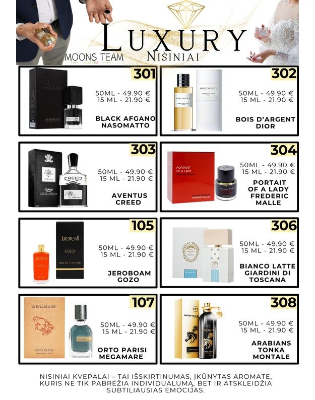 Live On Plus kvepalai Peccati Olfattivi mėginimas 3ml 3