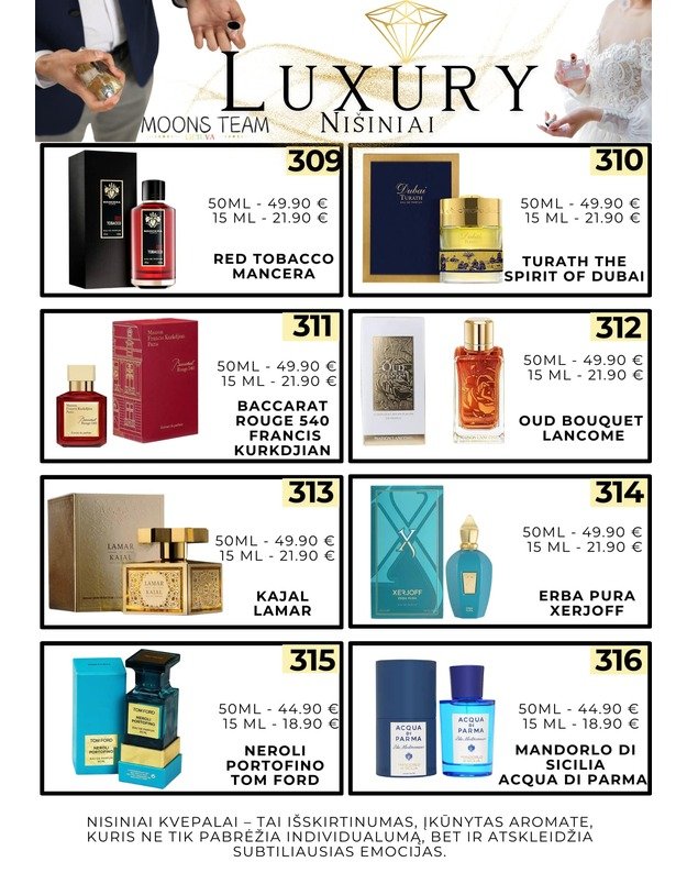 Live On Plus kvepalai Peccati Olfattivi mėginimas 3ml 4