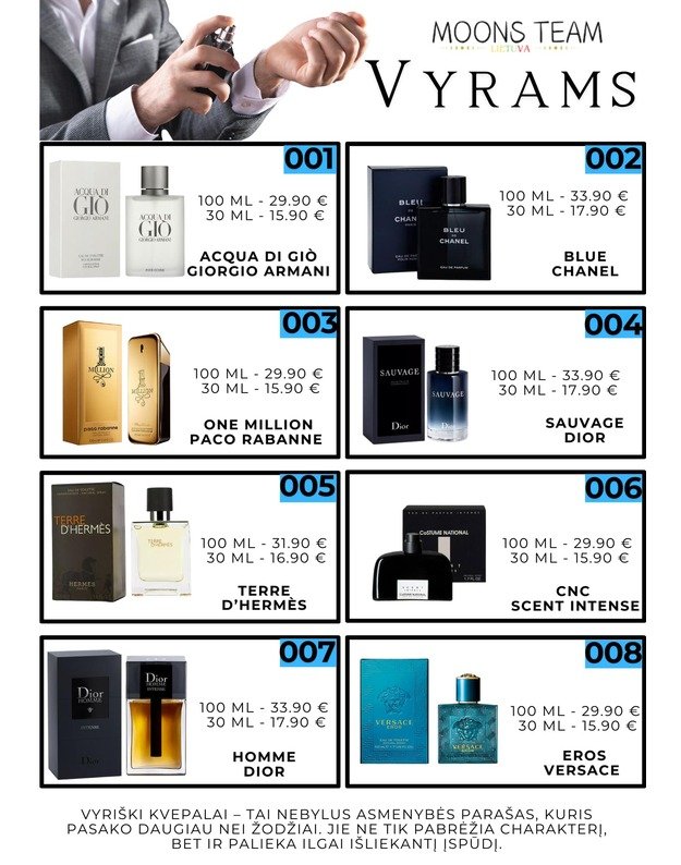 Live On Plus kvepalai Peccati Olfattivi mėginimas 3ml 6