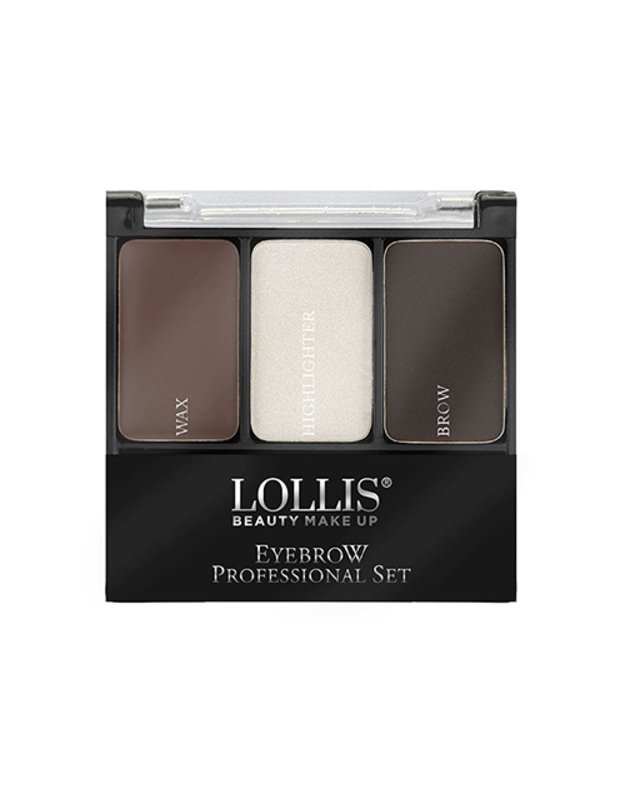 LOLLIS Profesionalus antakių stilizavimo rinkinys - 03 Dark