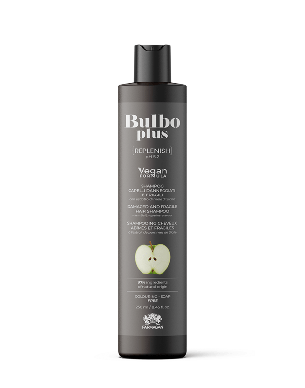BULBO PLUS REPLENISH ŠAMPŪNAS PAŽEISTIEMS PLAUKAMS 250ML