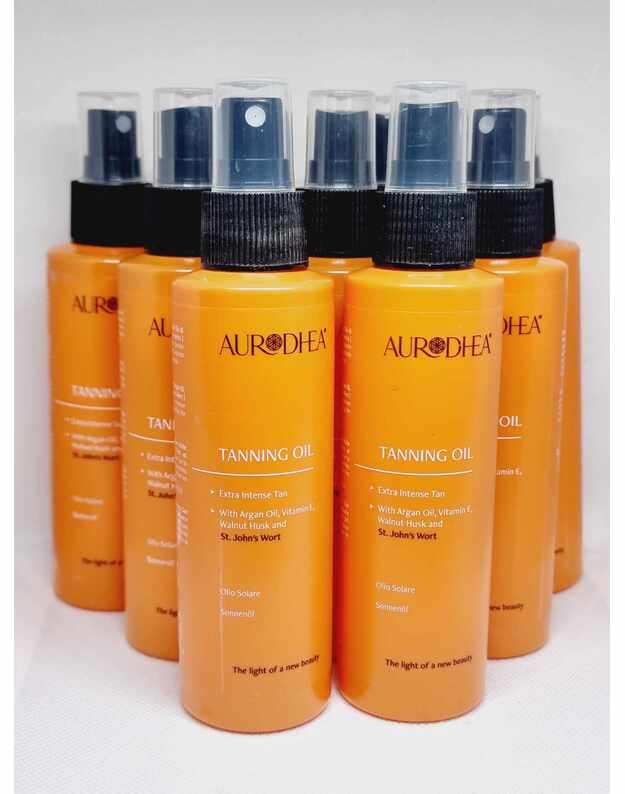 Chogan Aurodhea įdegio aliejus 150ml Tanning Oil with Walnut Husk and St. John's Wort