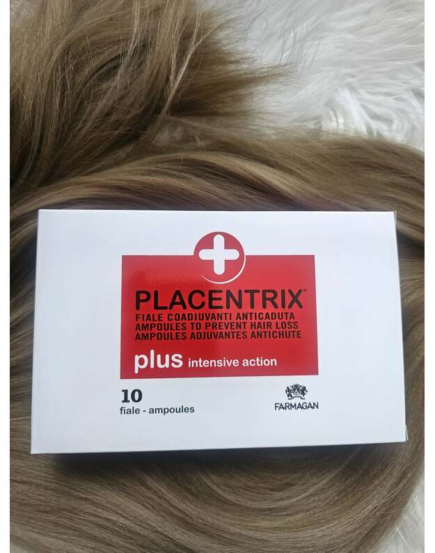 Farmagan ampulės nuo plaukų slinkimo PLACENTRIX PLUS 10X10 ml.
