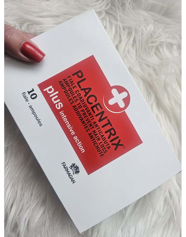 Farmagan ampulės nuo plaukų slinkimo PLACENTRIX PLUS 10X10 ml. 1