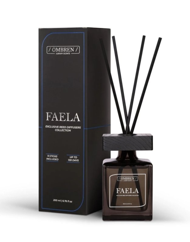 Ombren Faela namų kvapas su lazdelėmis „Exclusive” kolekcija 200 ml