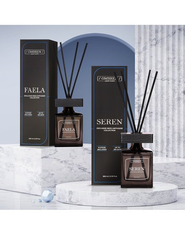Ombren Faela namų kvapas su lazdelėmis „Exclusive” kolekcija 200 ml