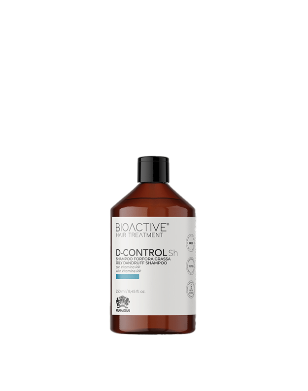 Plaukų šampūnas nuo riebių pleiskanų BIOACTIVE HAIR TREATMENT D-CONTROL Sh 250 ml.
