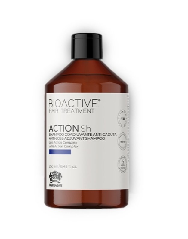 Farmagan BIOACTIVE HAIR TREATMENT ACTION Sh Šampūnas nuo plaukų slinkimo 250 ml.