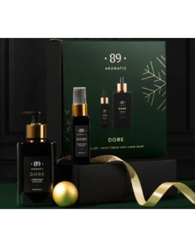  Aromatic 89 rinkinys rankų muilas ir rankų kremas Žiemos Kolekcija Dore