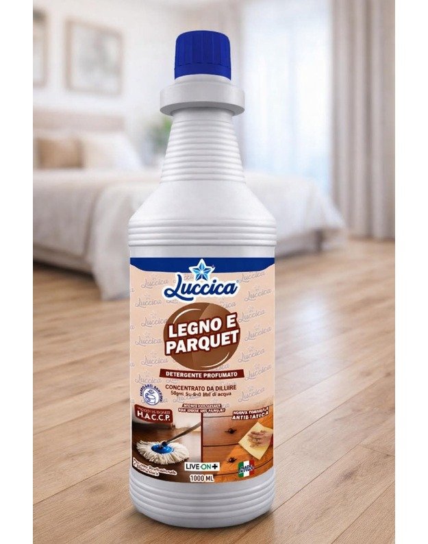 Live On Plus Luccica parfumuotas valiklis medienai ir parketui 1000ml Legno E Parquet 1