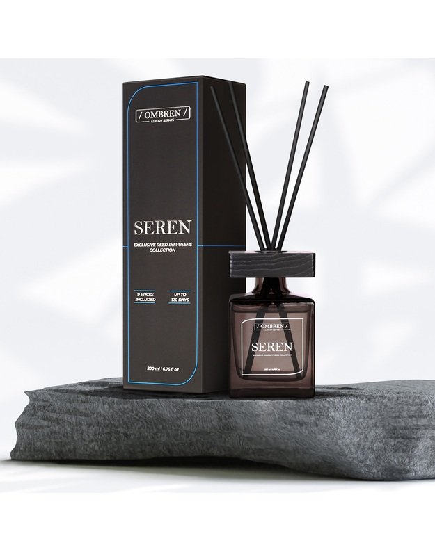 Ombren Seren namų kvapas su lazdelėmis „Exclusive” kolekcija 200 ml