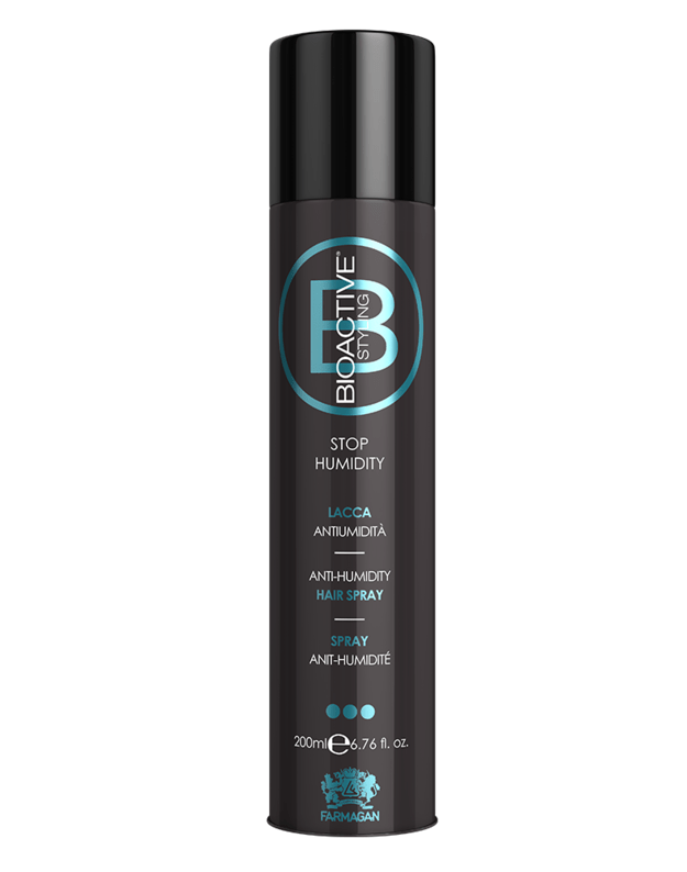 BIOACTIVE STYLING STOP HUMIDITY HAIR SPRAY Drėgmei atsparus plaukų lakas 200ml