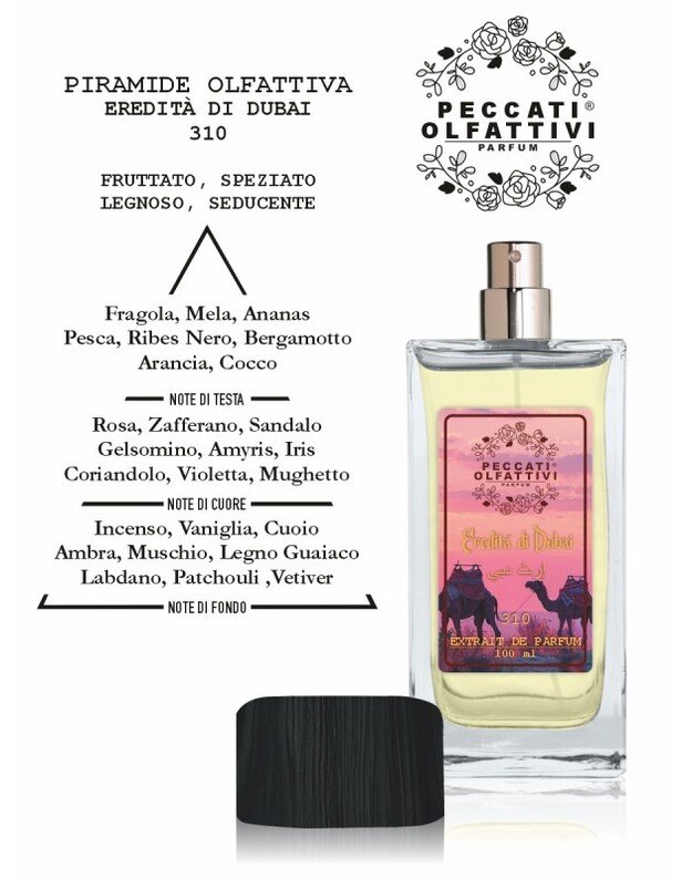 Peccati Olfattivi Eredità di Dubai 310 NICHES 100ml EXTRAIT DE PARFUM 1