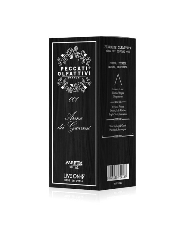 Live On Plus 001 Peccati Olfattivi Arma dei Giovani kvepalai 30 ml 1