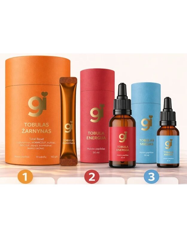 Gilliou Energy & Focus Routine – Dienos rinkinys energijai ir protinei veiklai (Limited Edition) 1