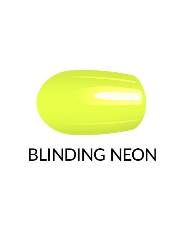Nagų lakas GEL FINISH - Blinding Neon