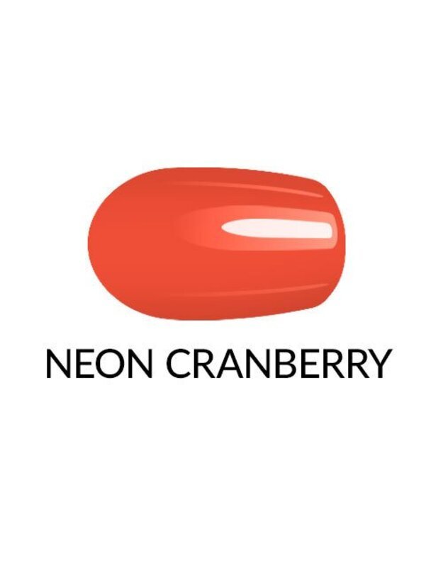 Nagų lakas GEL FINISH - Neon Cranberry