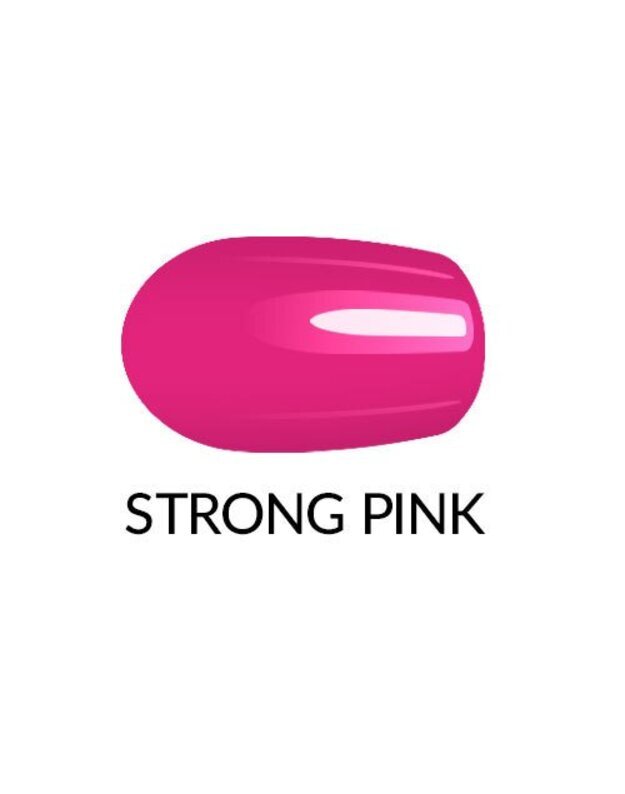 Nagų lakas GEL FINISH - Strong Pink