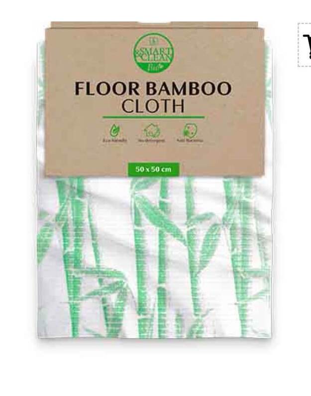 Bambuko pluošto šluostė grindims SMART&CLEAN BIO